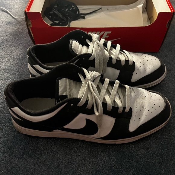 Nike Dunk Low Size 12 Black/White (pandas) - Picture 2 of 11